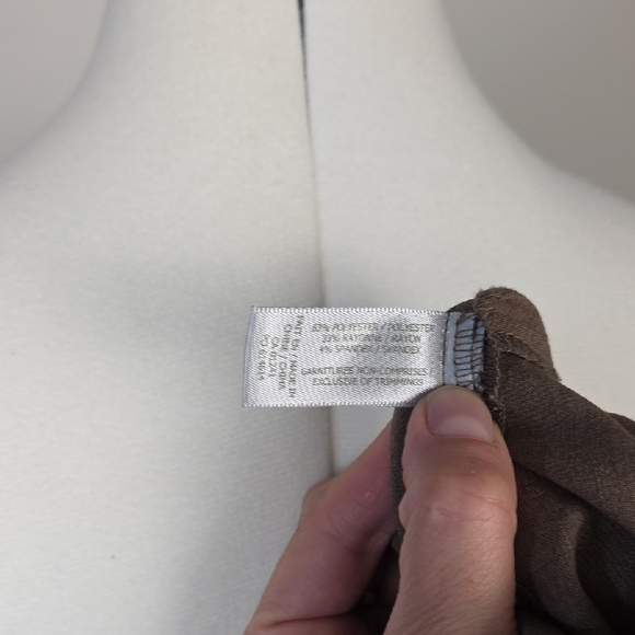 Simons Contemporaine Brown Pleated Midi Skirt Size 10 - Picture 8 of 9